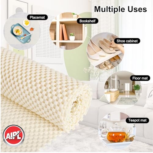AIPL Anti-Slip Gripper Rug Strip Tape for Small Rugs Door Mats Carpet- 6 CM X 3 MTR - Image 4