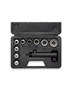 02614A Interchangeable Large Hollow Hole Punch Tool Set 10 Piece Gasket Maker Heavy Duty Gasket Punch Set Includes Hole Puncher Tool Carrying Case Leather Punch Set