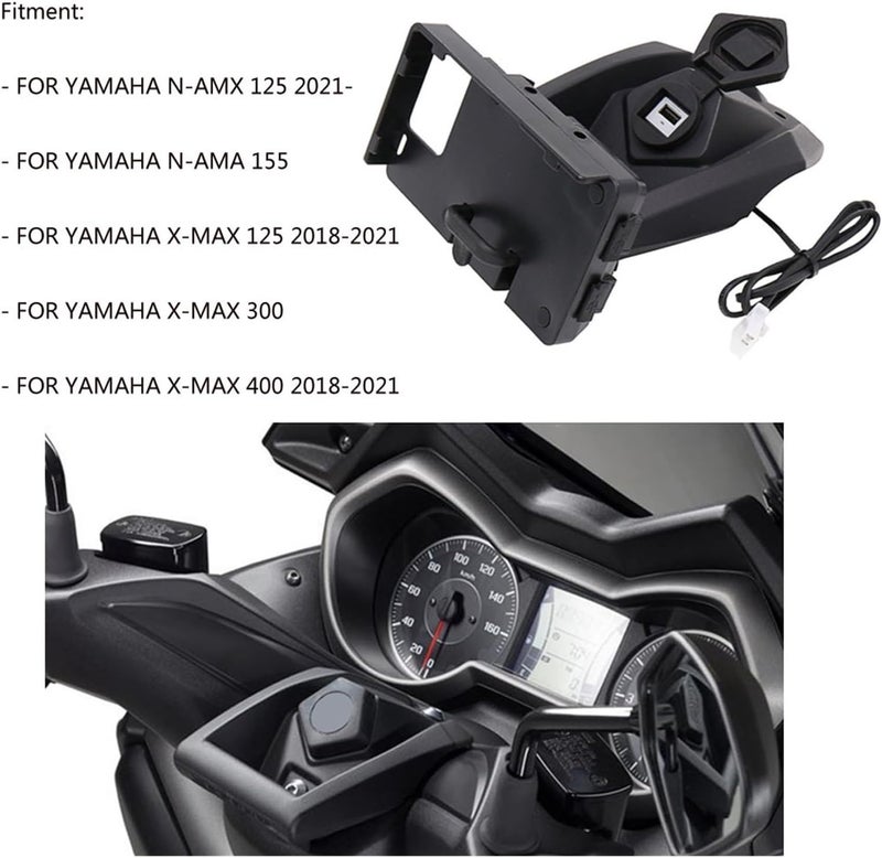 QASULER Motorcycle GPS Phone Navigation Bracket - Image 4