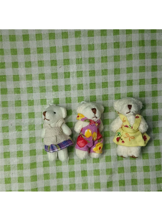 Plush Doll Joint Sweater Bear Rabbit Naked Bear Necklace Mobile Phone Accessories Accessories Accessories Gift Wholesale-Color:Suitable For 4.5cm Bears And Rabbits. Only Blue Woolen Skirts Are Sold (not Rabbits)-Height:Single Price - Image 3