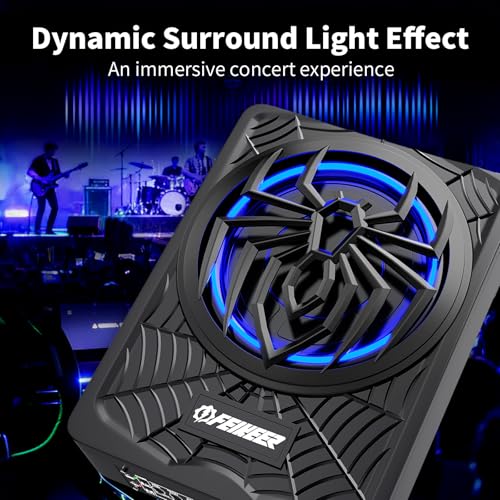 Feikeer NEW 10" 1200W Subwoofer,RGB Slim Underseat Car Subwoofer and Amp Package.Under Seat Subwoofers with Amp,Individual Control for Low Pass/Gain/Boost Bass.Deep Bass Perfect for Truck/SUV/Jeep/MPV - Image 5