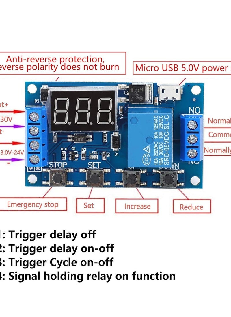 JZ-801 Multifunction Delay Time Switch Control, Versatile Timer Solution