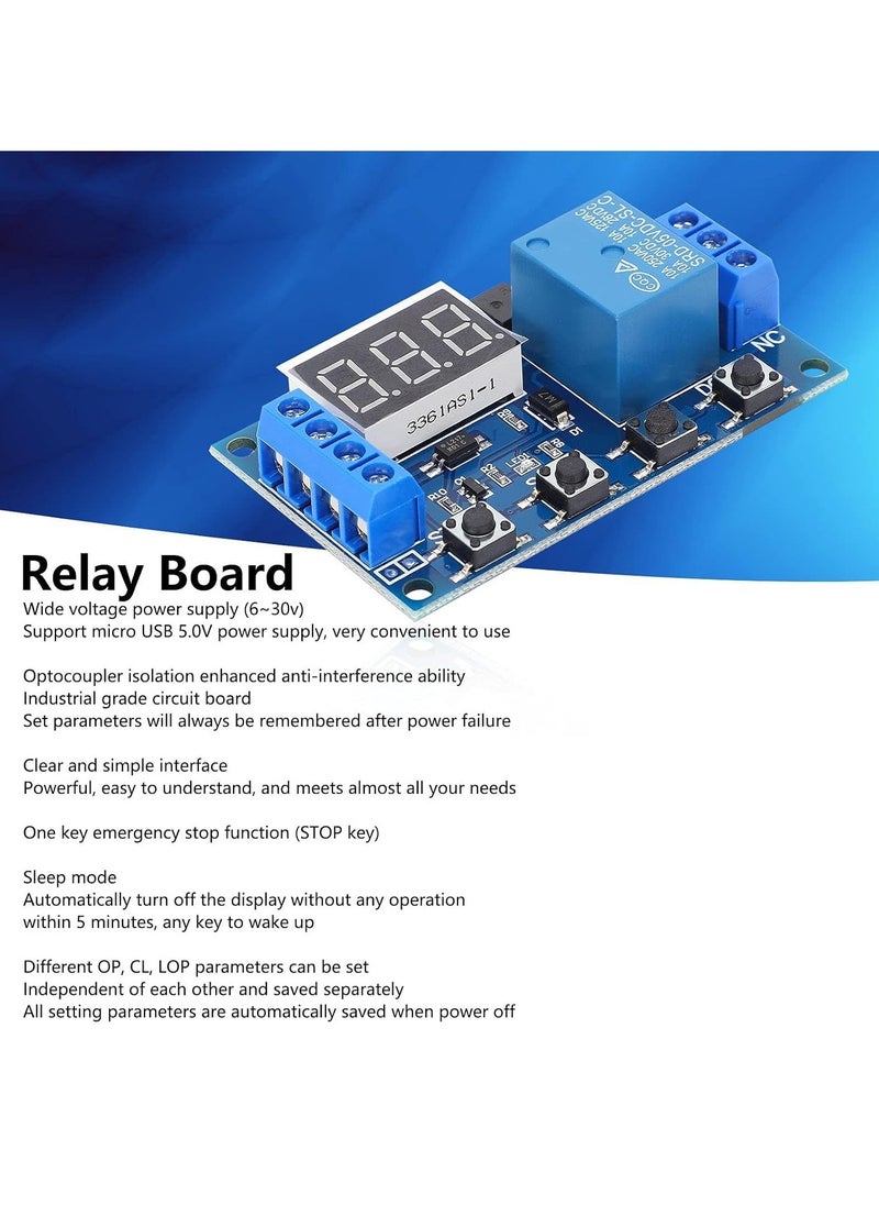 JZ-801 Multifunction Delay Time Switch Control, Versatile Timer Solution