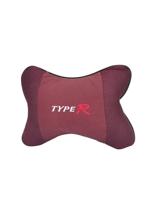 Type R 2-Piece Universal Car Seat Headrest Cushion  - Image 3