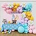 Beaumode Blue Dog Daisy Balloon Arch Garland Kit for Girls Wackadoo Im Two Birthday Puppy Pawty Blue Dog Party Bingo Birthday Daisy Flower Groovy Party Decorations Pink Blue Daisy - Image 3