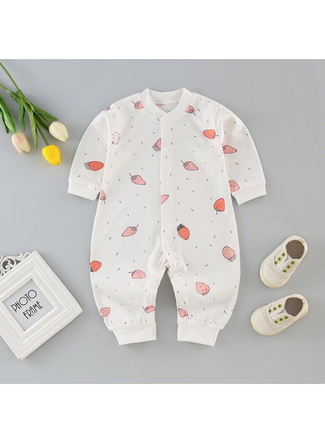 Baby Clothes Baby Spring And Autumn Long Sleeve Jumpsuit Newborn 0-3 Years Old Men's Treasure Women's Treasure Pure Cotton Hassel Climbing Wear
