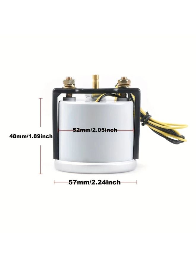 Dynoracing 52mm مقياس تعزيز توربو LED 12V 1 قطعة عرض تمثيلي باللونين الأحمر والأبيض مستشعر ضغط جوي - Image 3