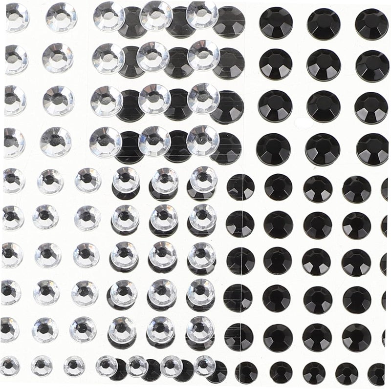 HAPINARY 10pcs Self-Adhesive Body Gems and Rhinestone Stickers for Face Eyes and Hair Glitter Sparkling Makeup Jewels for Festivals Parties and Costume Events - Image 5
