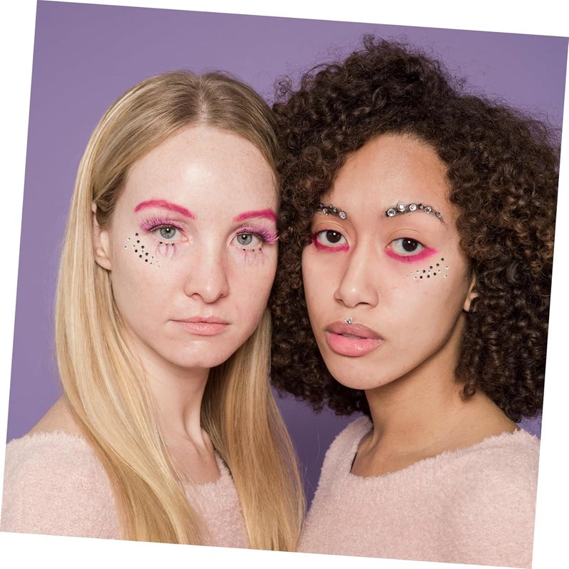 HAPINARY 10pcs Self-Adhesive Body Gems and Rhinestone Stickers for Face Eyes and Hair Glitter Sparkling Makeup Jewels for Festivals Parties and Costume Events - Image 3