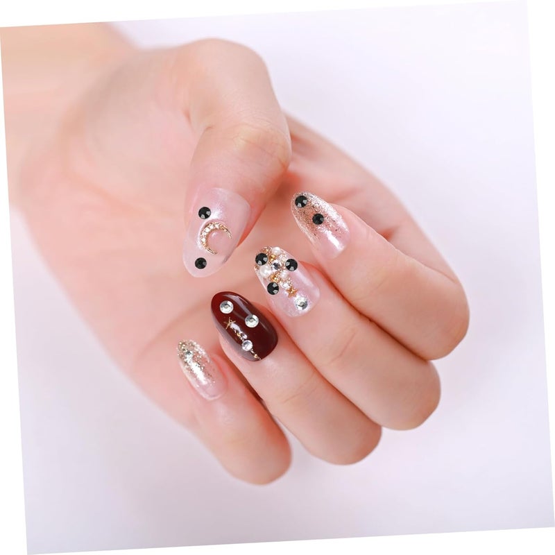 HAPINARY 10pcs Self-Adhesive Body Gems and Rhinestone Stickers for Face Eyes and Hair Glitter Sparkling Makeup Jewels for Festivals Parties and Costume Events - Image 2