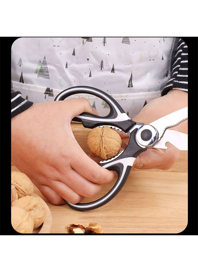 Generic Multifunctional Stainless Steel Kitchen Scissors, Vegetable And Meat Labor-Saving Chicken Bone Scissors  - Image 4