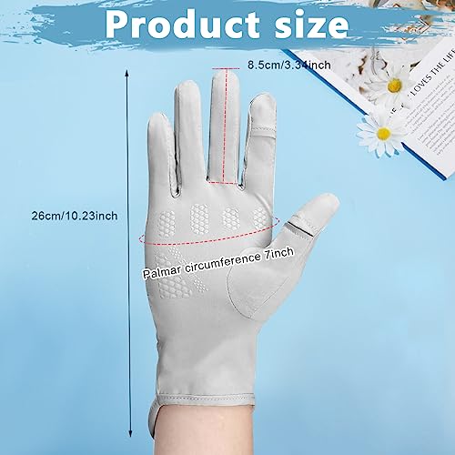 PALAY® Sun Protection Gloves Women UPF 50+ Sun Protection Cycling Riding Gloves Anti-Skid Driving Gloves Touch Screen Gloves Scooter Gloves Breathable Outdoor Sunblock Sunscreen Gloves - Image 3