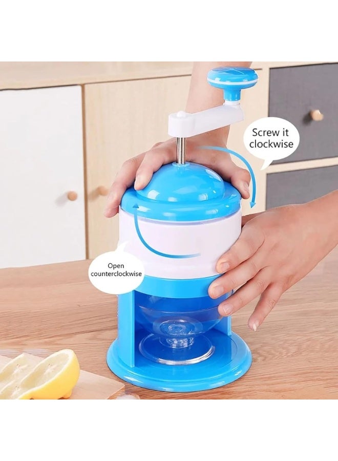 ماكينة صنع الجليد المبشور، ماكينات جليد مبشور محمولة وآلة مخروط الثلج، كسارة ثلج خالية من مادة BPA، كسارة ثلج يدوية، كسارة ثلج يدوي للثلج الناعم، ماكينة صنع الثلج. - Image 2