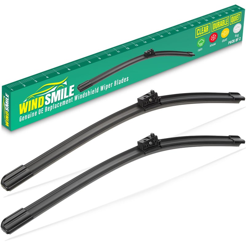 24 19 Windshield Wiper Blades for MercedesBenz CLA250 GLA250 A220 CLA35 CLA45 GLA45 AMG W177 2022 2021 2020 2019 2018 2017 2016OEM Replacement Premium All Season Wiper Blades