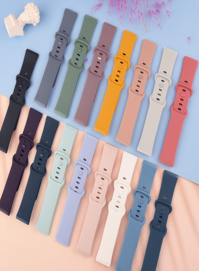 توبفيت عبوة من 3+3 أساور مطاطية وسيليكون متوافقة مع أساور Fitbit Versa 4 للنساء/أساور Fitbit Sense 2/أساور Fitbit Versa 3/أساور Fitbit Sense، سوار معصم بديل للنساء والرجال، صغير، A - Image 2