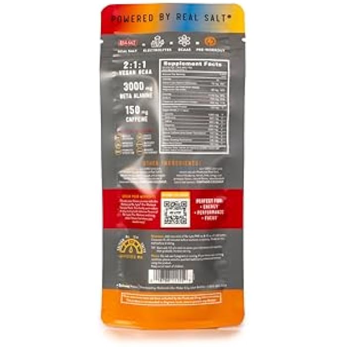 REDMOND Re-Lyte Pre-Workout Drink Mix, Sampler Pack, 4 Sticks - Image 2