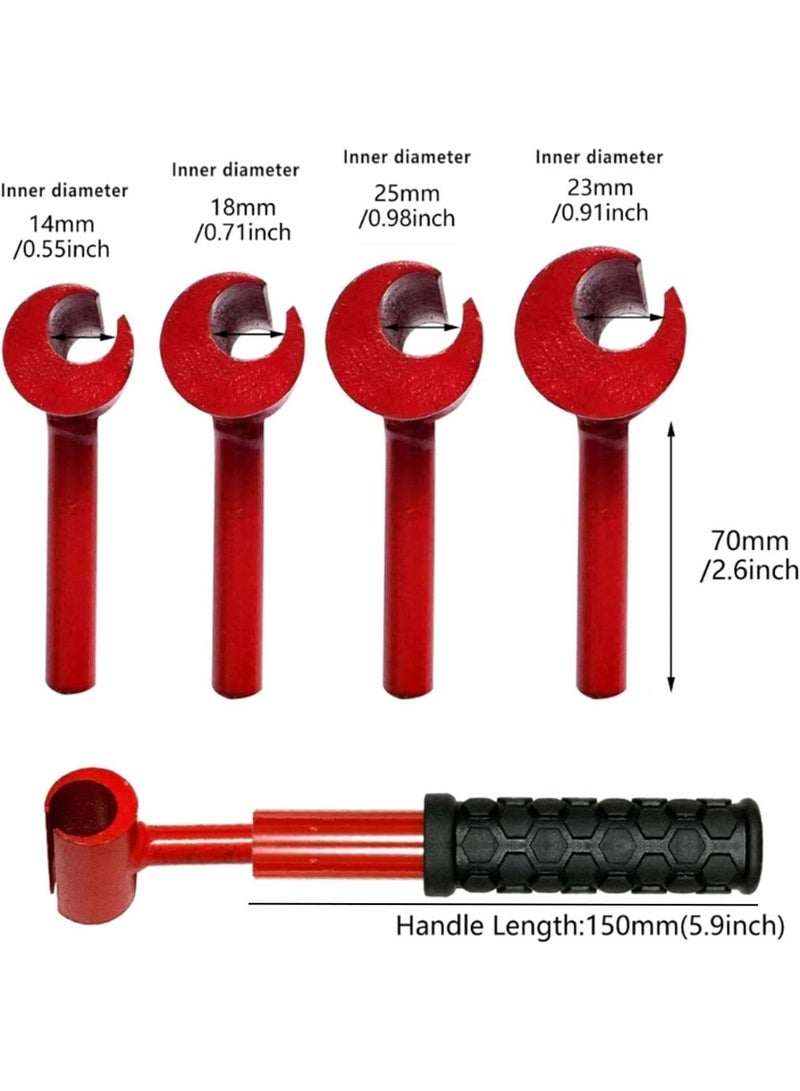 GGOOT Heavy-Duty Spanner | Door Hardware Repair Tool | Cabinet Door Wrench, Versatile Alignment Tool, Easy Grip Wrench, Hinge Alignment Tool, Home Repair Wrench Set, Door Adjustment Tool  - Image 5