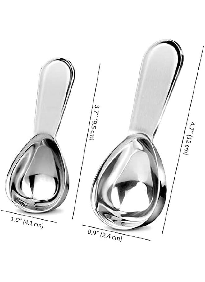 Coffee Scoop 2 TablespoonStainless Steel Measuring Spoons for Coffee Tea and Milk15ml&30ml