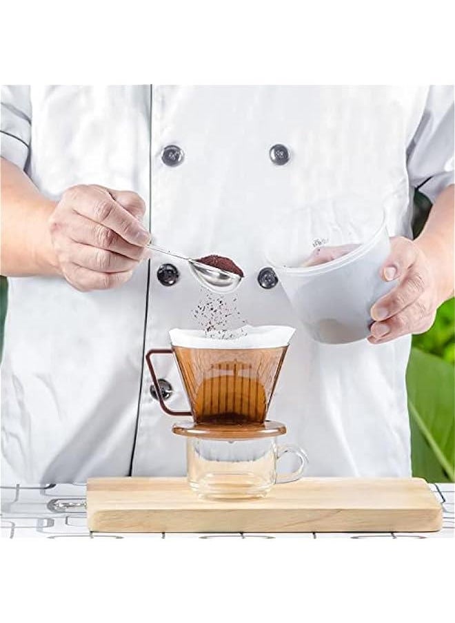 Coffee Scoop 2 TablespoonStainless Steel Measuring Spoons for Coffee Tea and Milk15ml&30ml