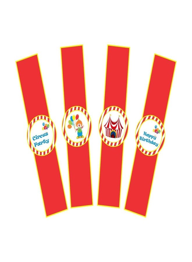 Untumble Carnival/Circus Theme Paper Wristbands - Image 1