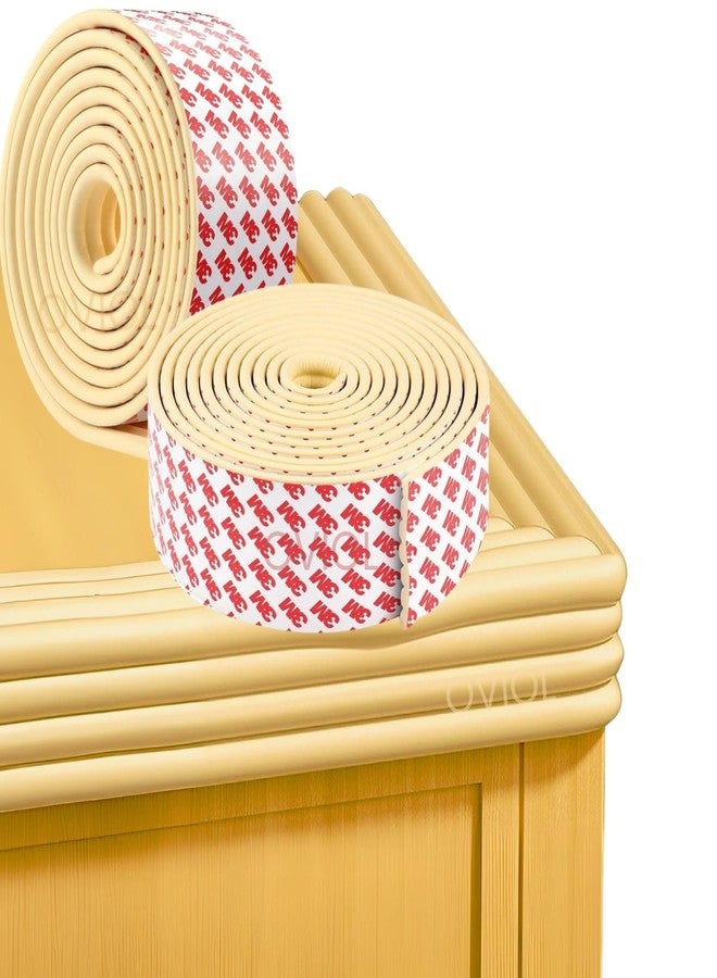 OVIOL 1 Pcs Corner Protector for Sharp Edges Thick Extra Soft Foam Table Corners Edge Protector Baby Proofing Products for Kids Table Desk Furniture, 6.5ft (2mtr) (Cream, Pack of 2) - Image 1