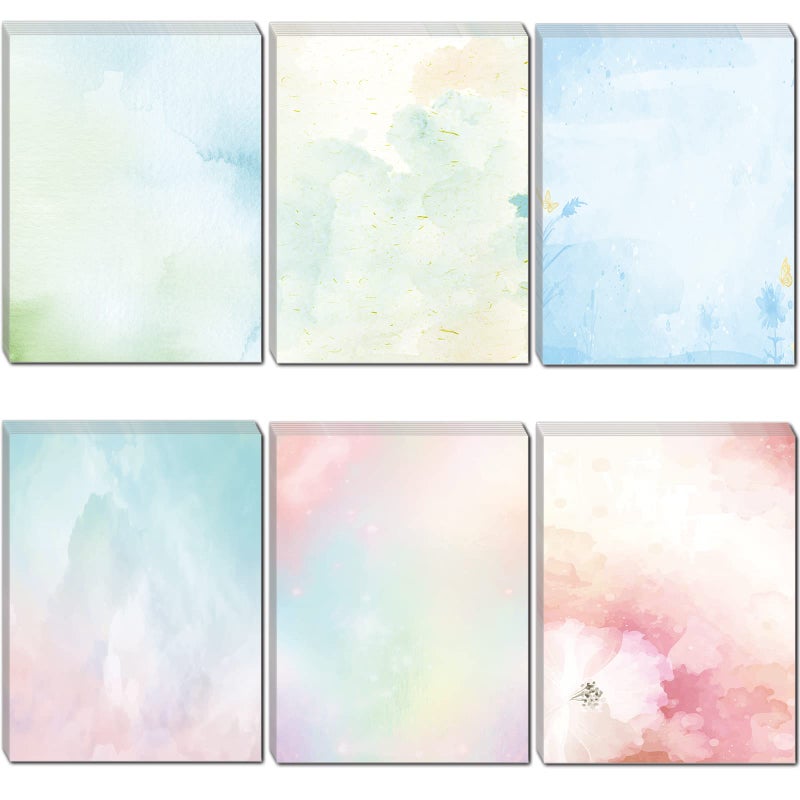 DUGUTUL Colored Printer Paper, Watercolor Stationary Paper, Double-Sided, Computer Paper for Business or Personal Use, Printer Friendly for Letters and Invitations, 8.5 x 11 in, 100gsm (48) - Image 1