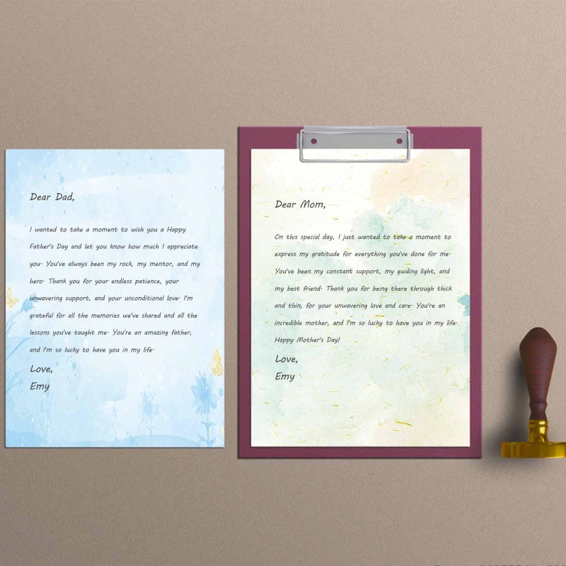 DUGUTUL Colored Printer Paper, Watercolor Stationary Paper, Double-Sided, Computer Paper for Business or Personal Use, Printer Friendly for Letters and Invitations, 8.5 x 11 in, 100gsm (48) - Image 3