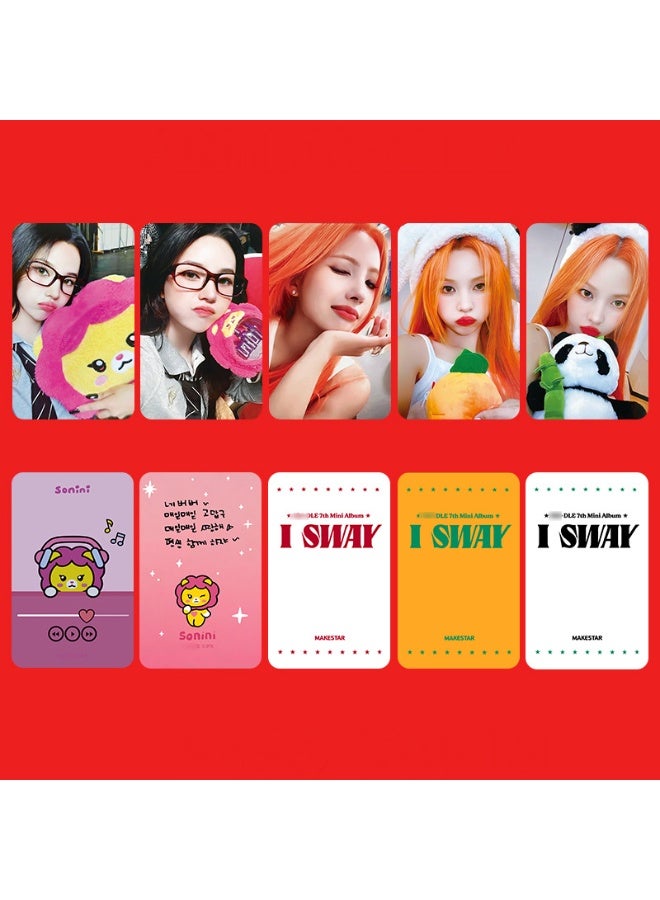 NIBEMINENT 5 Pcs Kpop (G)I-DLE - SOYEON I SWAY Lomo Cards Card For Fans Collection Gifts - Image 1