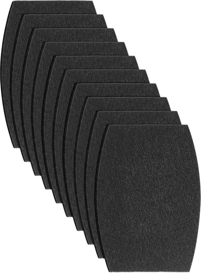 Jecery 10 Pcs Activated Carbon Cat Litter Box Replacement Filters Compatible with Petmate Booda Clean Step 6.3 x 5.91 Inches Filters to Absorbs Odors and Controls Damp for Keeping Fresh - Image 1