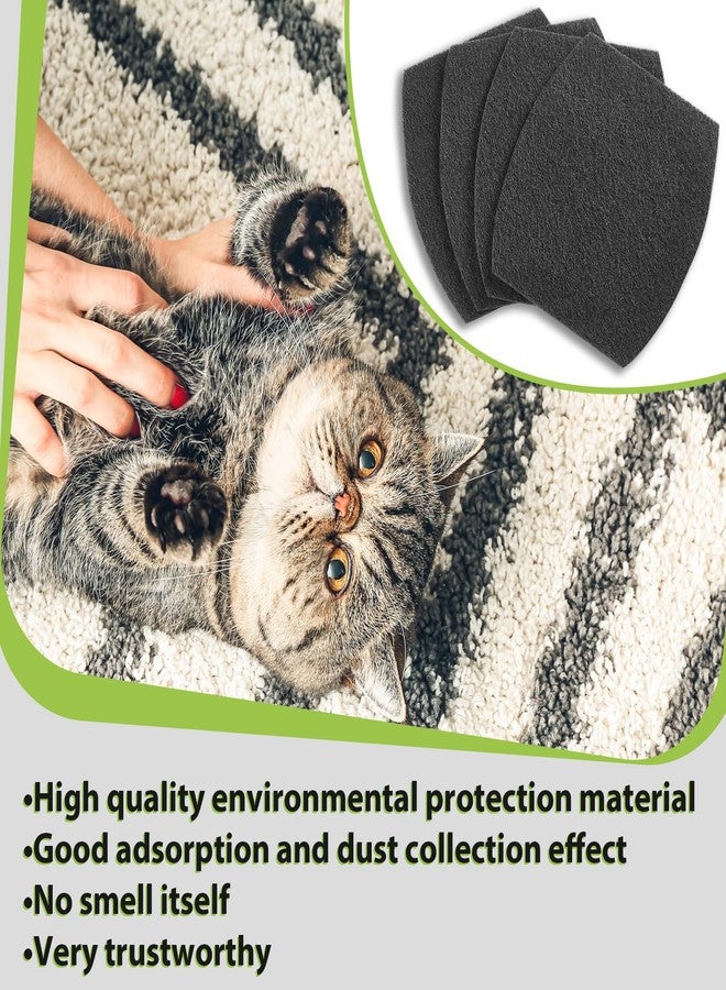 Jecery 10 Pcs Activated Carbon Cat Litter Box Replacement Filters Compatible with Petmate Booda Clean Step 6.3 x 5.91 Inches Filters to Absorbs Odors and Controls Damp for Keeping Fresh - Image 5
