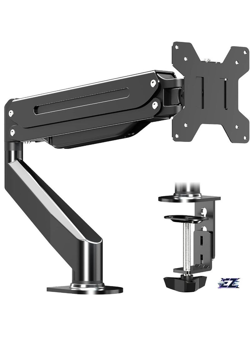 Gravity Monitor Mount Gas Spring Monitor Arm Desk Mount Fully Adjustable Fits 17 20 22 23 24 26 32 inch Monitors Weight Capacity up to 22 lbs - Image 1