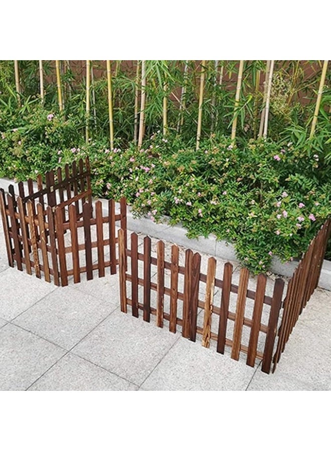 Rustic Natural Wooden Garden Fence – Flexible, Strong, and Weather-Proof Border for Outdoor Lawn & Landscaping 50x160 cm - Image 5