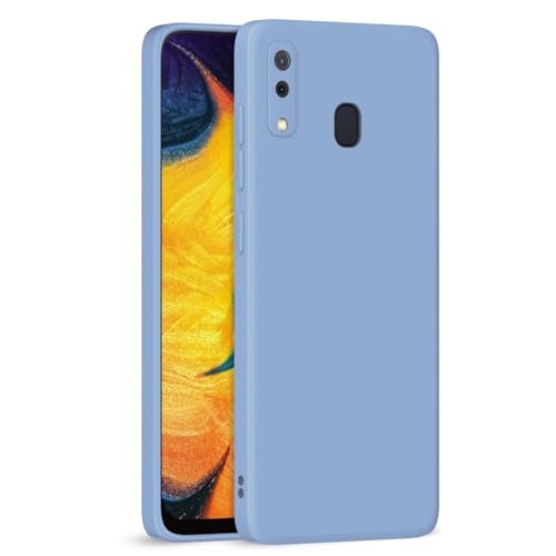 Pikkme Back Cover for Samsung Galaxy A20 / A30 / M10s | Camera Protection Shockproof Soft Matte Silicone Bumper Case (Aqua Blue) - Image 1