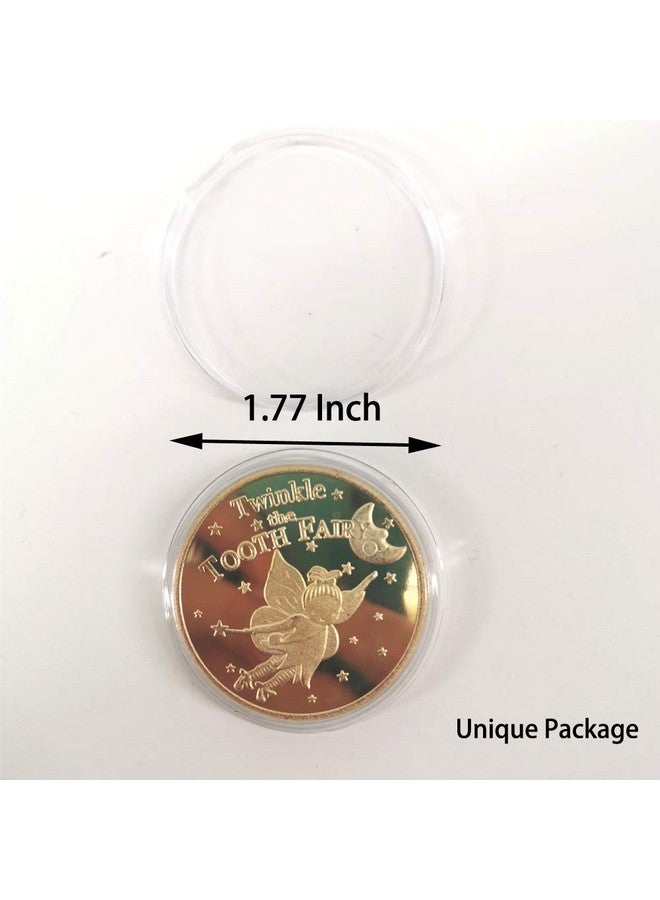 PAMBO Tooth Fairy Coins for Lost Tooth Kids with Gold-Plated,1.7Inch, Set of 3 - Image 3
