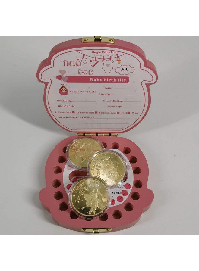 PAMBO Tooth Fairy Coins for Lost Tooth Kids with Gold-Plated,1.7Inch, Set of 3 - Image 4