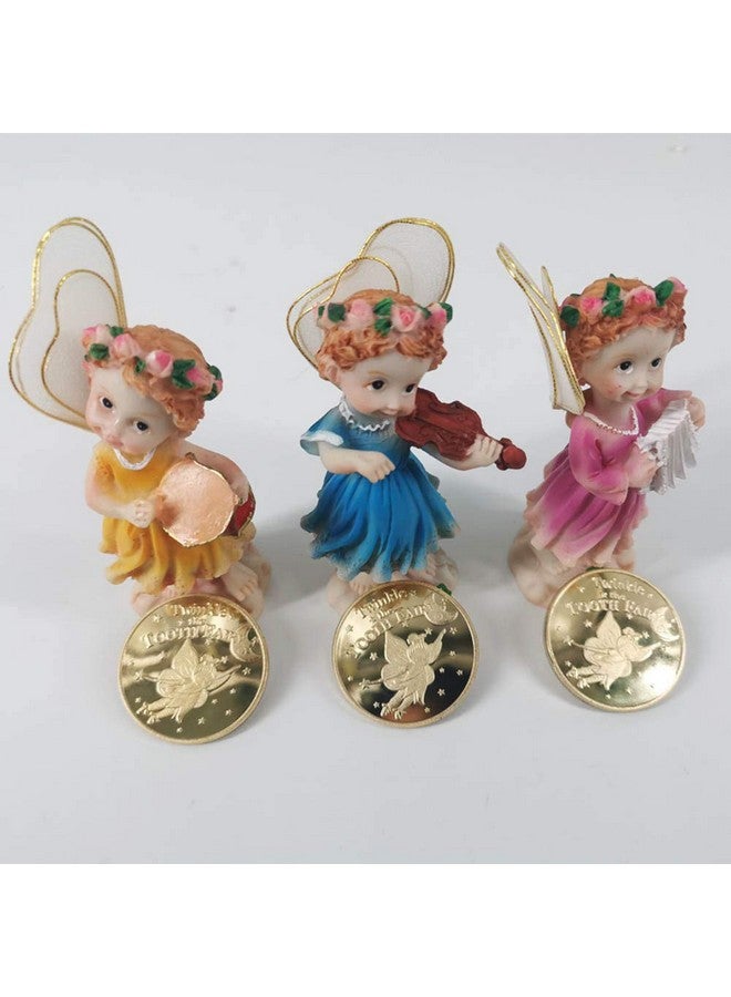 PAMBO Tooth Fairy Coins for Lost Tooth Kids with Gold-Plated,1.7Inch, Set of 3 - Image 2