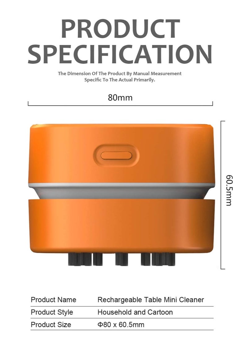 Desktop Vacuum Cleaner,Mini Table dust Sweeper  - Image 2