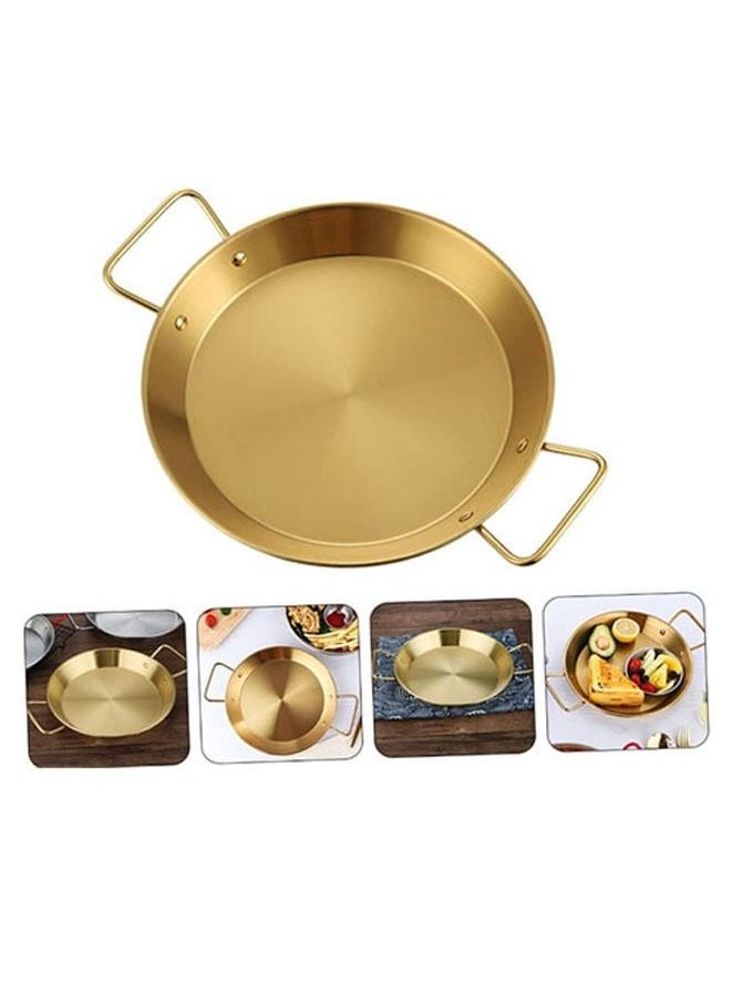 Arabest Applicable to Induction Cooking Metal Stainless Steel Seafood Frying Pan Non-stick Surface Double Handle Hot Pot - Image 2