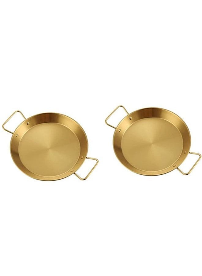 Arabest Applicable to Induction Cooking Metal Stainless Steel Seafood Frying Pan Non-stick Surface Double Handle Hot Pot - Image 5