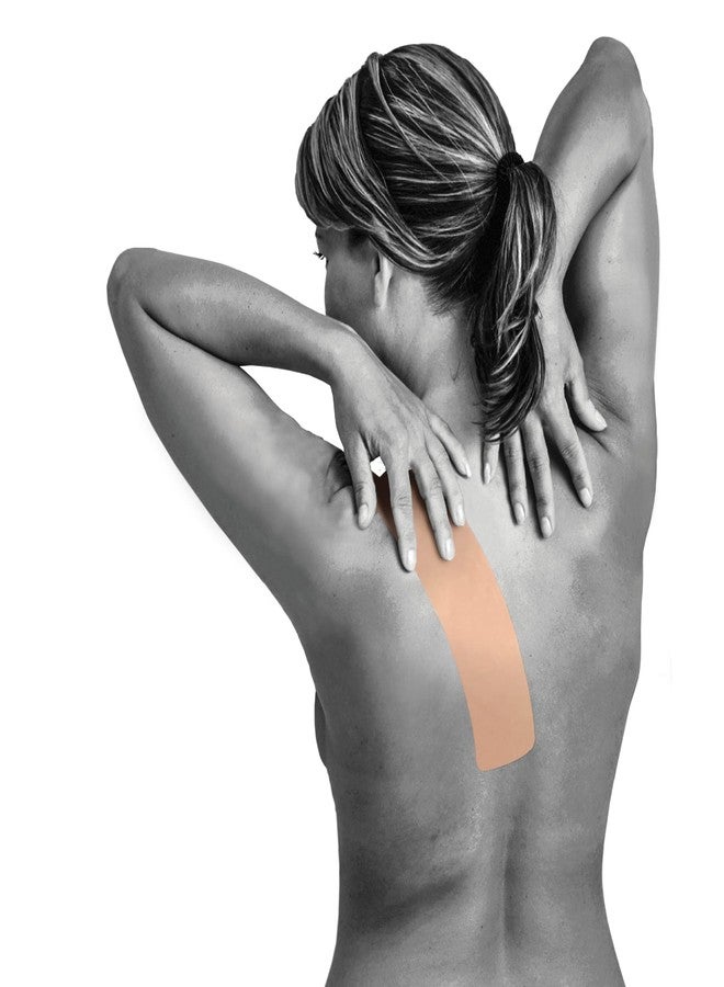 CureTape® Extra Wide Kinesiology Tape 3 Inch | Waterproof, Latex Free & Hypoallergenic | Therapeutic Kinesiology Tape for Professionals | Relief Pain, Supports Muscles & Speeds up Recovery! | Beige - Image 4
