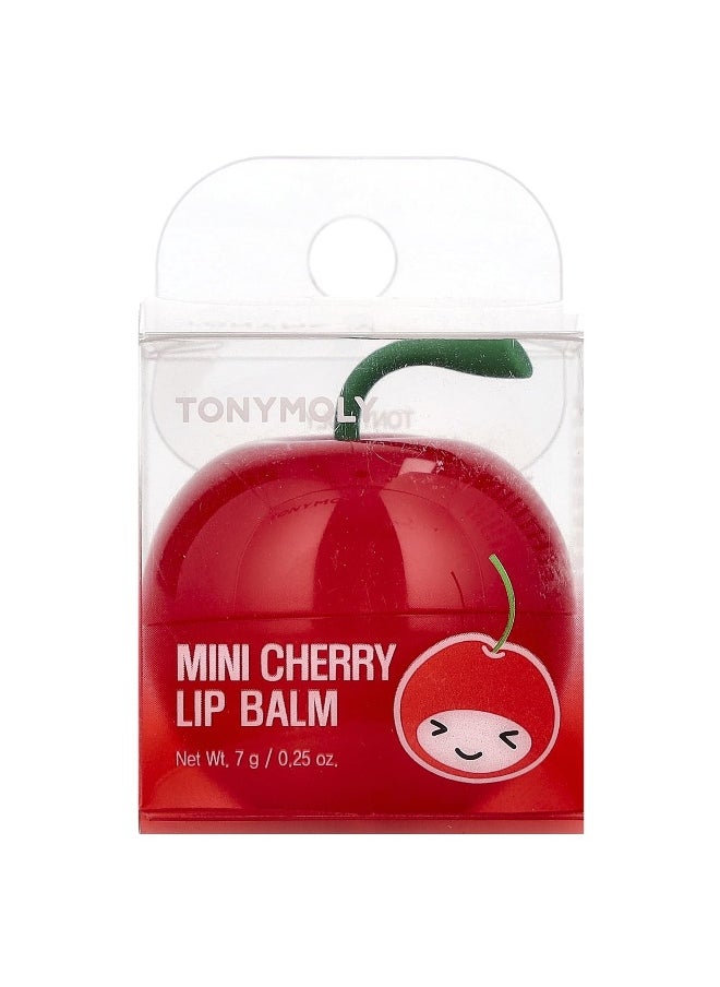 Tony Moly - TonyMoly, Mini Cherry Lip Balm, 0.25 oz (7 g) - Image 1