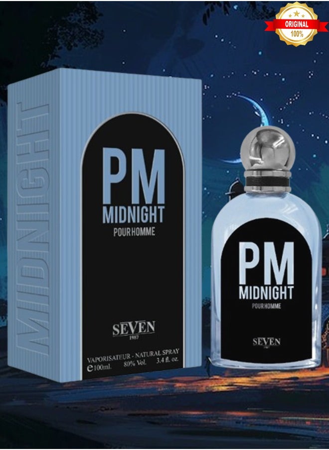 Seven 4 Pieces Pm Midnight Seven 1987 EDP 100ML  - Image 2