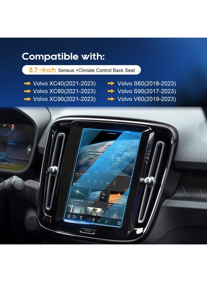 LFOTPP LFOTPP 2PCS Volv|o XC90(2021-2023), XC40(2021-2023), XC60(2021-2023), S60(2018-2023), S90(2017-2023), V60(2019-2023) V90(2019-2023) Car Navigation and Climat Control Air Conditioning Display Screen - Image 1