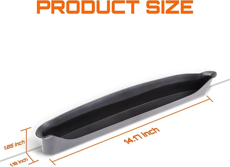 Luckam JL GrabTray Passenger Storage Tray Organizer Grab Handle Accessory Box for 2018-2021 for Jeep Wrangler JL JLU & for Jeep Gladiator JT, Interior Accessories, Black - Image 5