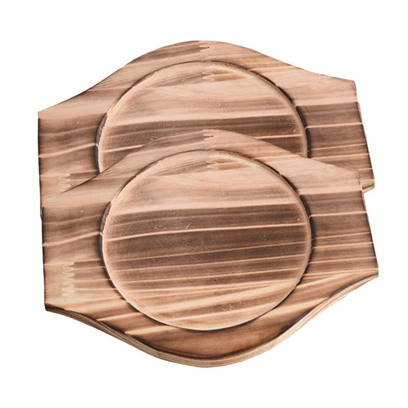 Heat Resistant Stone Pot Holders 2Pcs Kitchen Casserole Mats Wear Resistant Desktop Trivets - Image 2