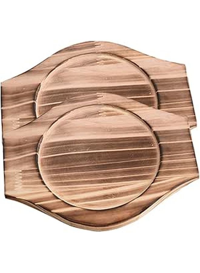 Heat Resistant Stone Pot Holders 2Pcs Kitchen Casserole Mats Wear Resistant Desktop Trivets - Image 1