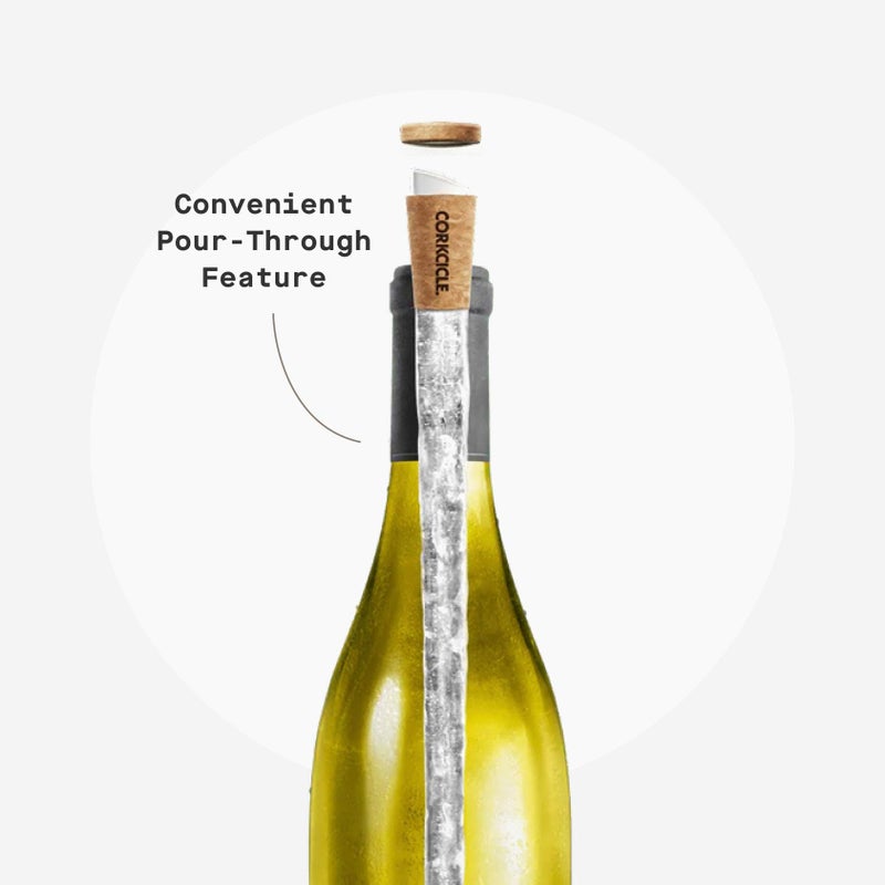 Corkcicle Air Wine Bottle Chiller - Keep Whites Cold & Bring Reds to Cellar Temp in 15 Minutes - Pour-Through Aerator for Enhanced Flavor - Gift for Wine Lovers - Image 5
