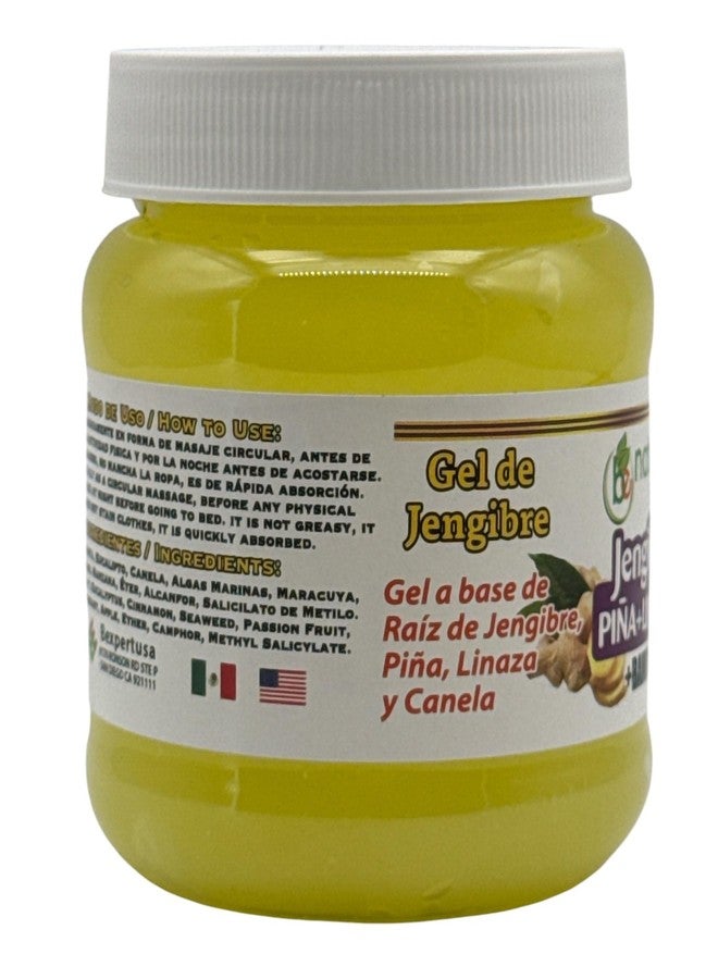 B-Experts Gel De Jengibre, pina, Canela,menta,eucalipto,algas, maracuya, limon, romero, manzana & linaza (Ginger, mint, cinnamon, passion fruit Gel) 100% Natural Hydrating Formula | 250g|Panza - Image 3