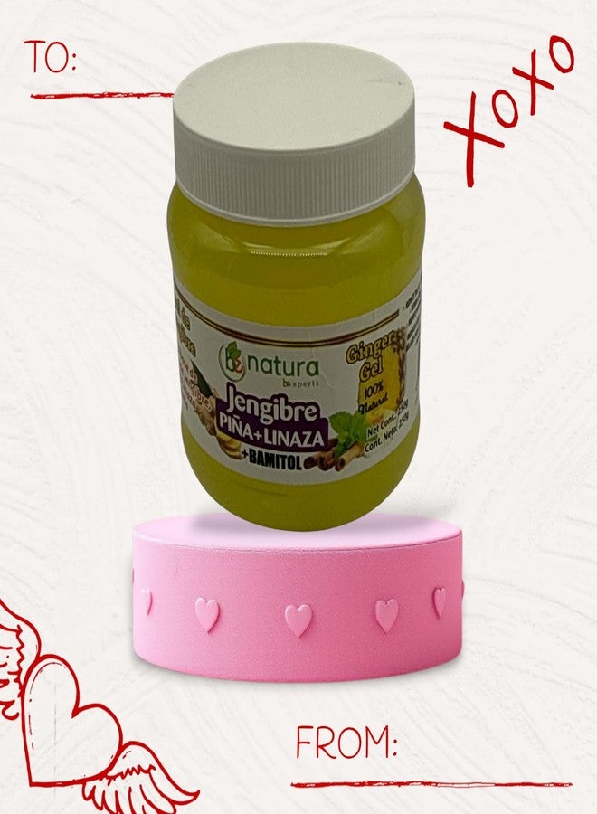 B-Experts Gel De Jengibre, pina, Canela,menta,eucalipto,algas, maracuya, limon, romero, manzana & linaza (Ginger, mint, cinnamon, passion fruit Gel) 100% Natural Hydrating Formula | 250g|Panza - Image 4