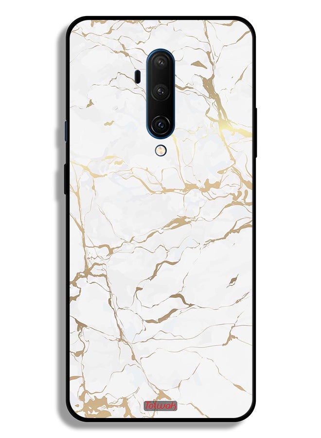 Tolwak OnePlus 7T Pro 4G Protective Case Cover Marble Pattern - Image 2